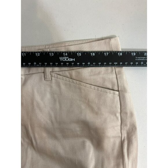 St John's Bayj Bermuda Tan Khaki Shorts Sz 14P Petite 9" Inseam - Picture 6 of 7